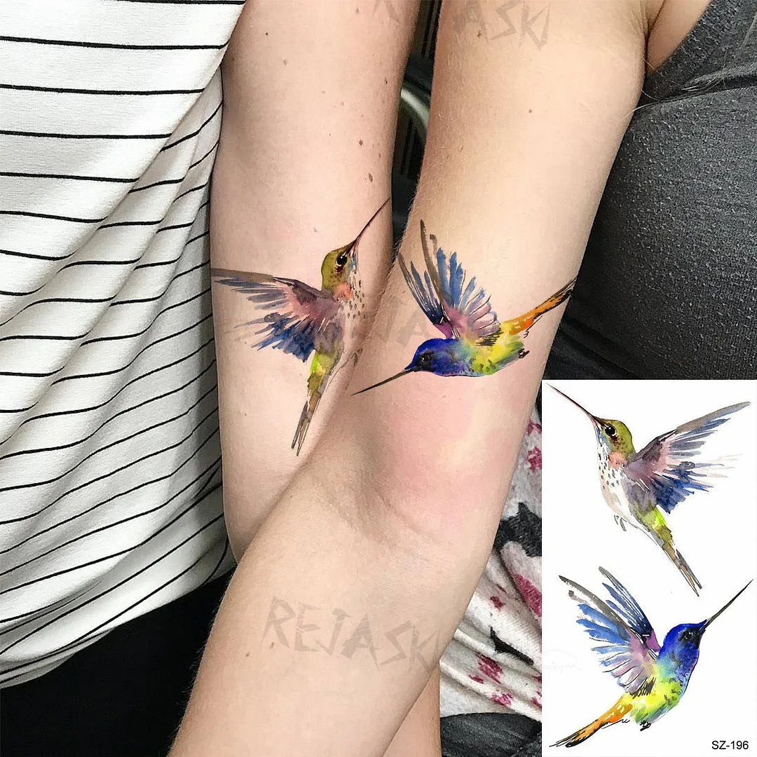 Realistic Sunflower Fashion Wrist Temporary Tattoos For Women Gilr Butterfly Geometry Fake Tattoo Custom Armbands Washable Tatoo