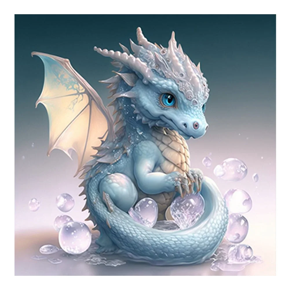 AB Diamond Painting Cute Baby Dragon Diamond Embroidery Fantasy