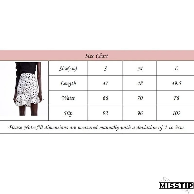 Women high waist skirt chic Ruffle Casual Summer skirts