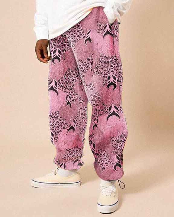 Fall/winter fashion print trend men's casual pants