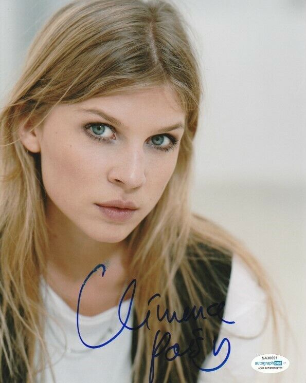 *BEAUTIFUL* CLEMENCE POESY SIGNED 8x10 Photo Poster painting! HARRY POTTER ACOA COA EXACT PROOF!