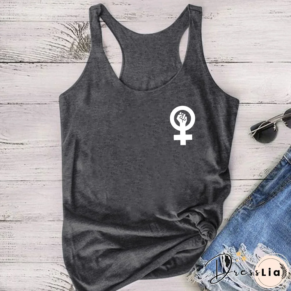Feminist Women Tshirt Fist Chest Label Print Casual Funny Summer T ShirtFor Lady Girl Tops Tees Hipster Drop Ship Clothes