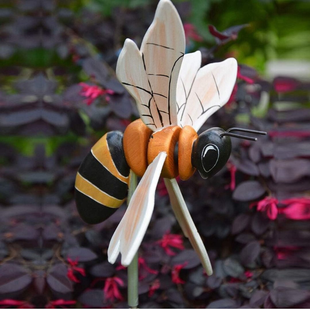 （Garden Upgrade）Garden Decoration Whirligig Windmill - Bee