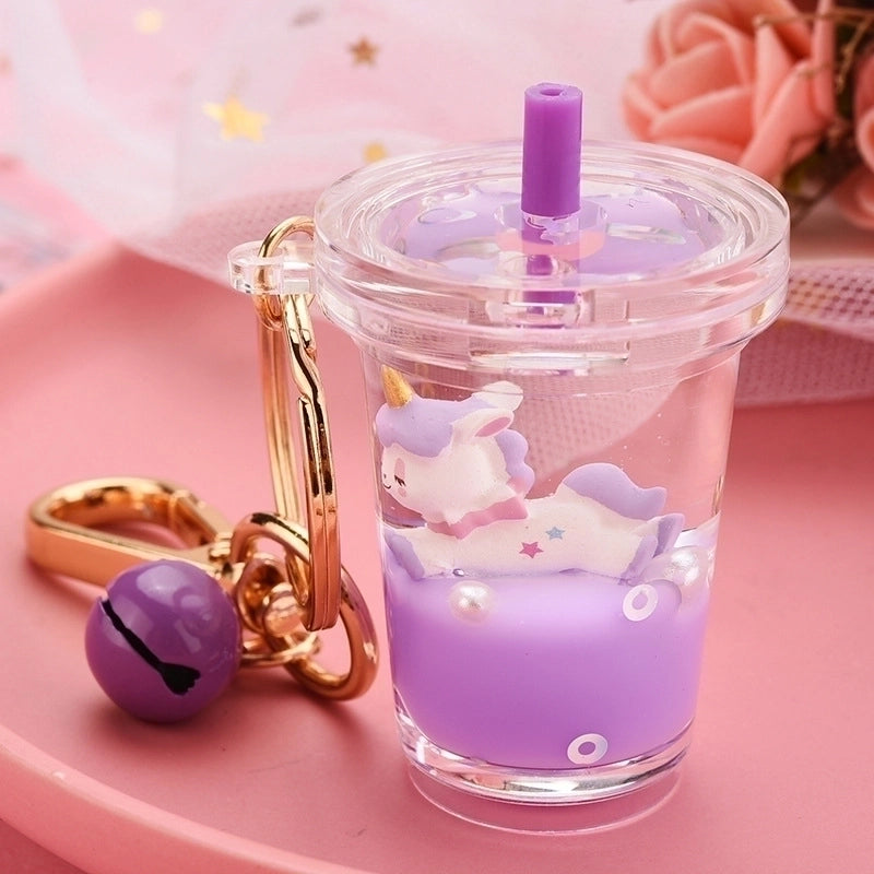 Cute Cow Bell Keychain