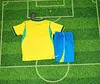 2026 Kids Size Brazil Home Football Jersey 1:1 Thai Quality