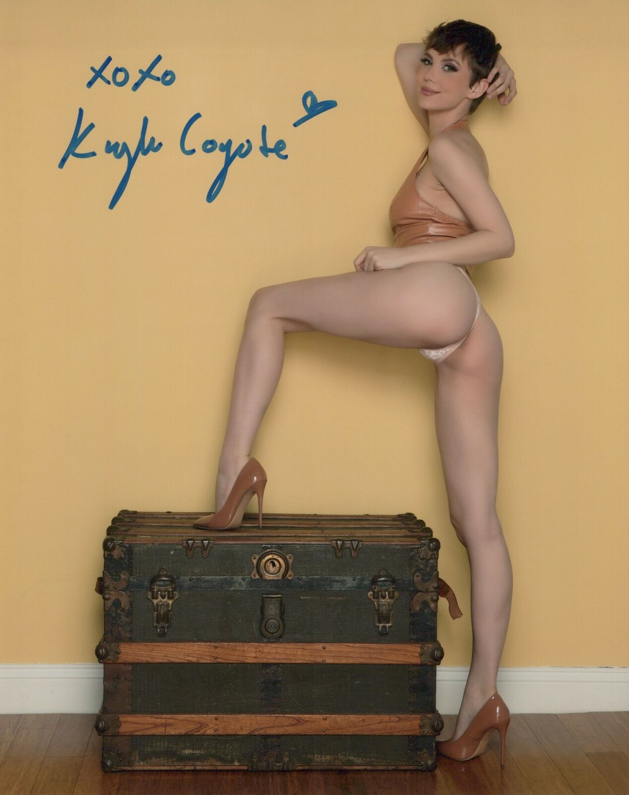 Kayla Coyote autographed 8x10 Photo Poster painting COA