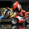 Alloy Motorcycle Rider Set Rider Transformation Robot Toy