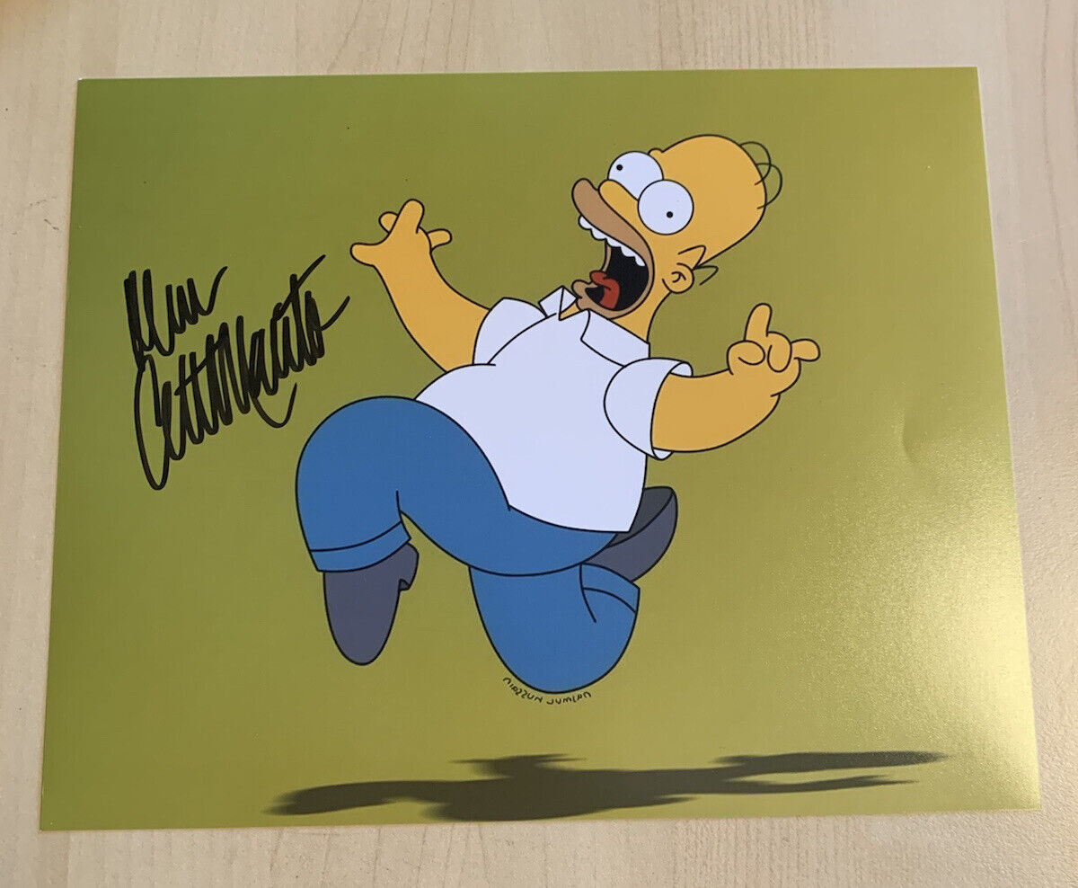 DAN CASTELLANETA SIGNED 8x10 Photo Poster painting ACTOR AUTOGRAPHED THE SIMPSONS HOMER RARE COA