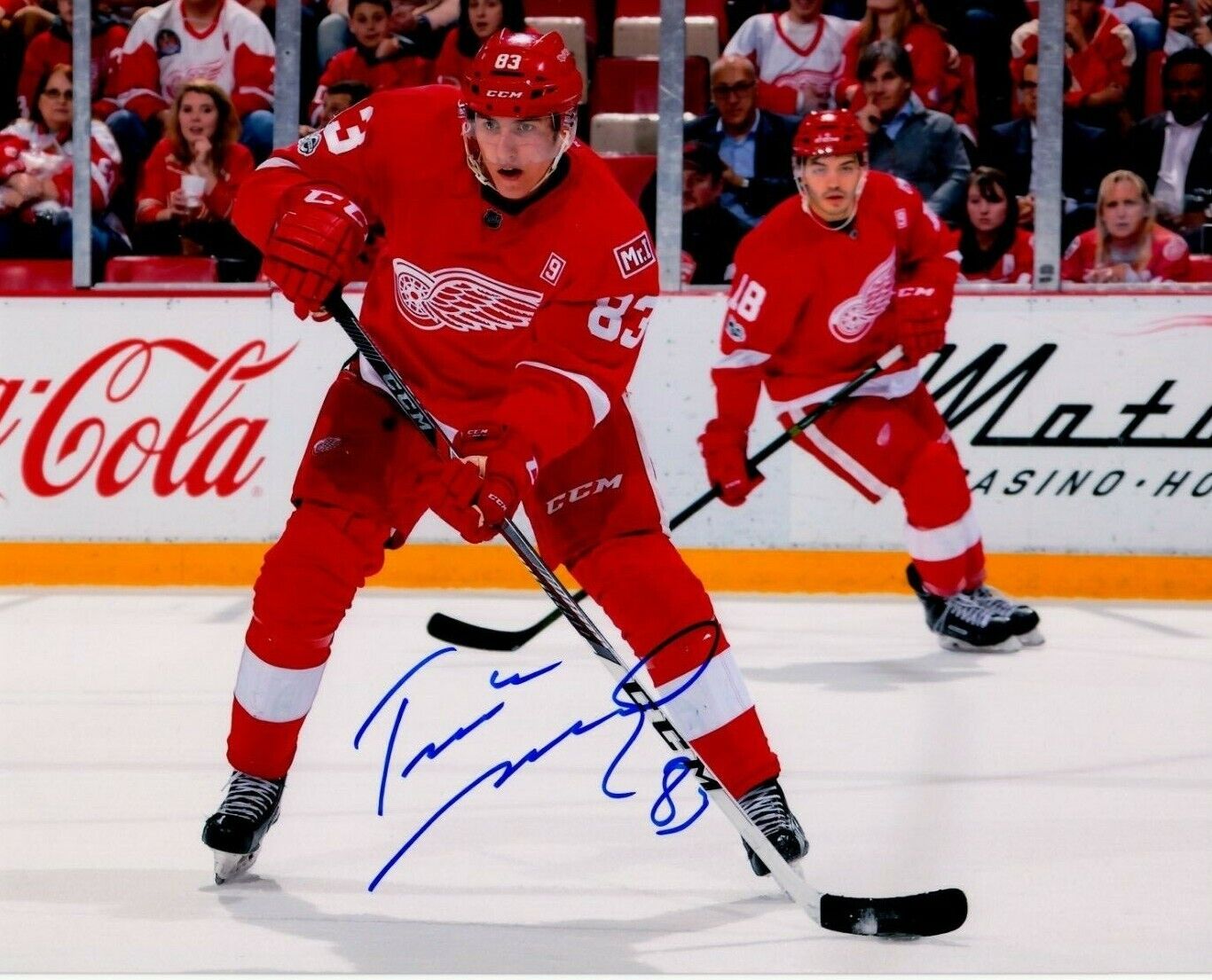 TOMAS NOSEK autographed SIGNED DETROIT RED WINGS 8X10 Photo Poster painting #2