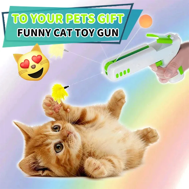 Funny Cat Toy Gun for Pets Gift