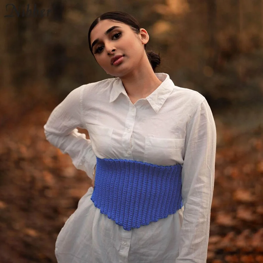 Nibber Elegant Sweet Knitted Tube Tops For Women's Solid Color Sleeveless Corset 2021 Spring Wild Crop Tops Street Casual Wear