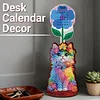 2026 Kalender DIY Diamond Painting Kit Katze Holz Diamond Painting Kalender