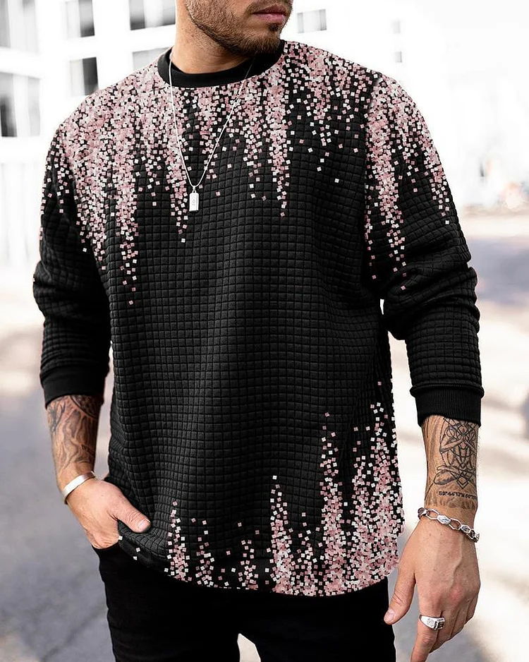 Men's Casual Printed Long Sleeve Hoodies