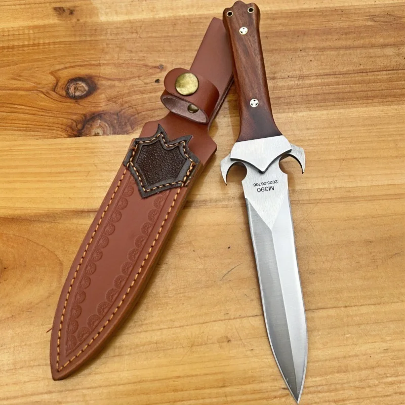One-piece keel survival knife for outdoor camping
