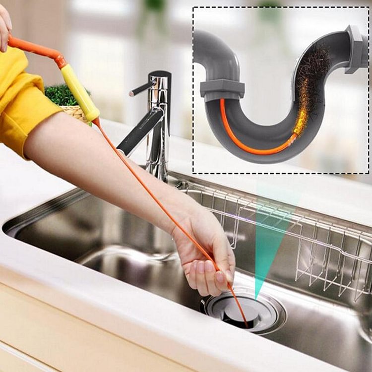 ✨€9.99✨ Ultra-bequemer Küchenabfluss Anti verstopfen Werkzeug