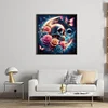 Rose Skull-11CT Stamped Cross Stitch 40*40cm/15.75*15.75in tapestrymarket