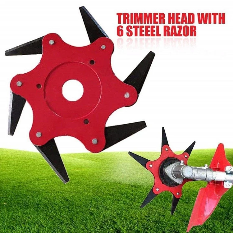 Universal 6-Steel Razors Trimmer Head