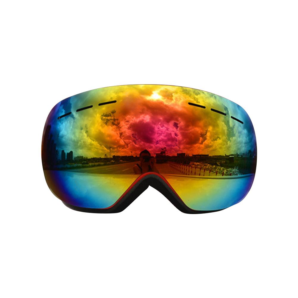 

HX06 Ski Goggles Dual Layer OTG Frameless Anti Fog UV Protection Goggles, 501 Original
