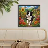 Diamond Painting -5D Full Round Drill Border Collie Puppy(40x40cm)