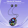 Wireless Karaoke Bluetooth-compatible Clip-On Earphone TF Card 30H Playtime