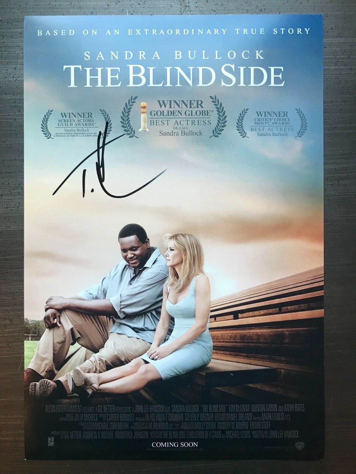 * TIM MCGRAW * signed autographed 12x18 Photo Poster painting poster * THE BLIND SIDE * 1