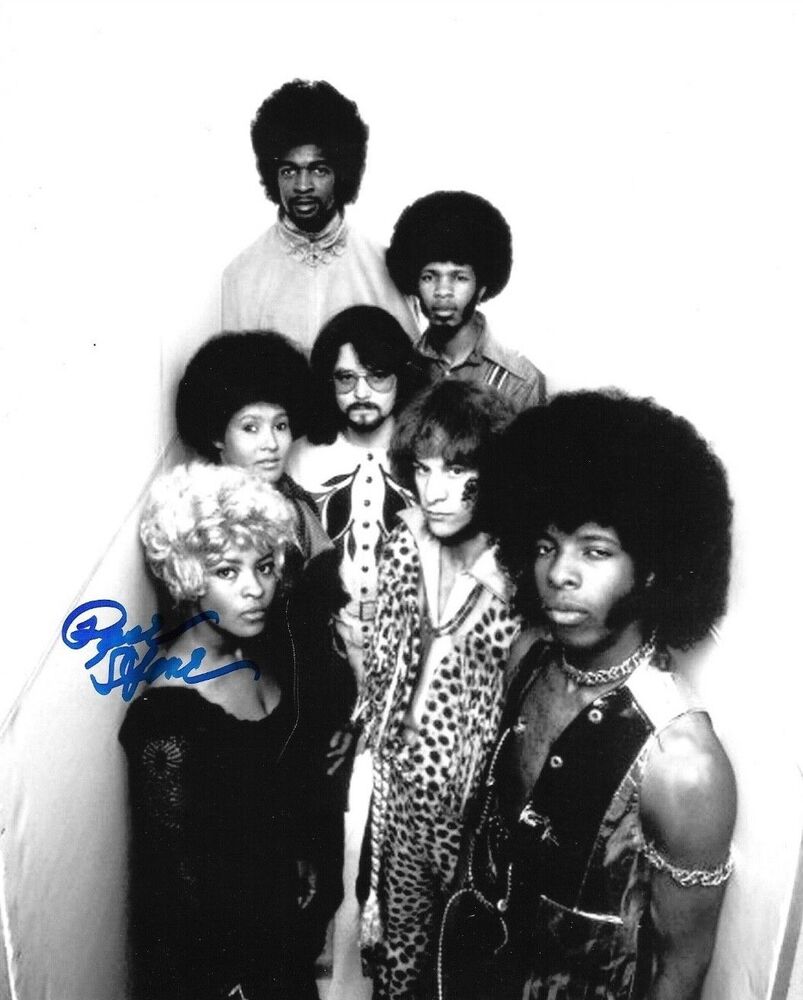 * ROSE STONE * signed 8x10 Photo Poster painting * SLY & THE FAMILY STONE * * 7