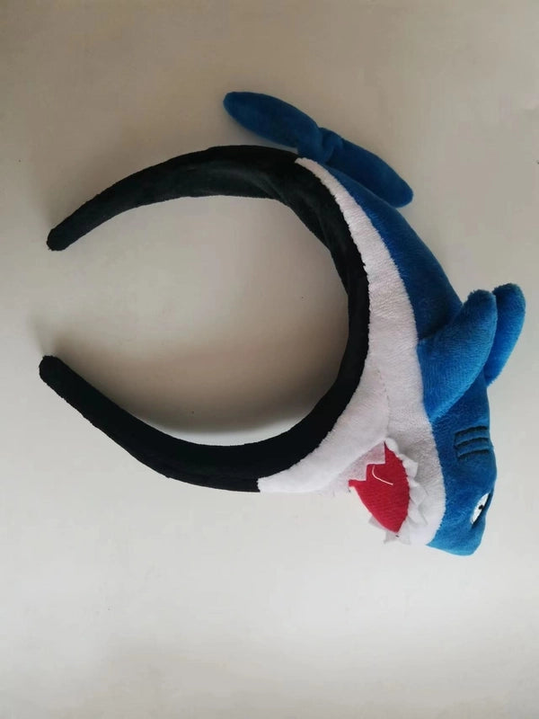 Korean Style Internet Celebrant Cartoon Animal Headband Small Dinosaur Yellow Fish Shark Scream Duck Headband Cute Funny Headband