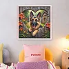 Love Puppy-11CT Stamped Cross Stitch 40*40cm/15.75*15.75in