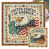Eagle Liberty Torch-18CT Stamped Cross Stitch 30*30cm tapestrymarket