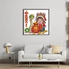 Snake-14CT Stamped Cross Stitch 47*47cm/18.5*18.5in tapestrymarket