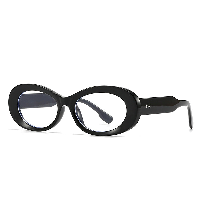 Vintage Style Classic Style Geometric Pc Oval Frame Full Frame Glasses