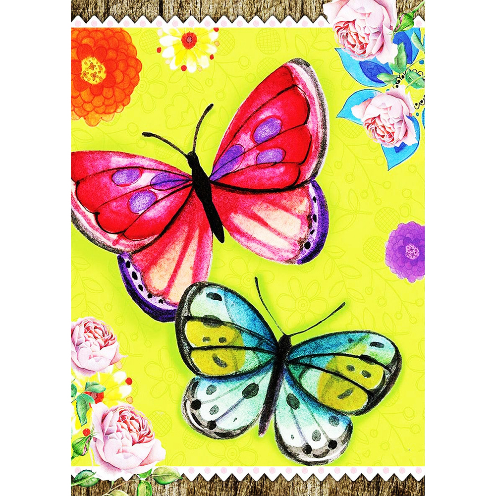

Butterfly - Round Drill Diamond Painting - 30*40CM, 501 Original