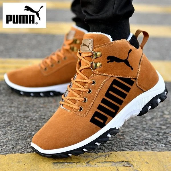 Pánské zimní teplé vysoké sametové sněhule PUMA®