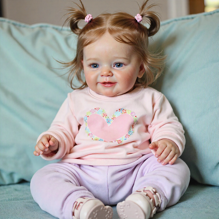 [New Series] 20" Handmade Reborn Baby Open Eyes Doll Girl Kelow with Heartbeat & Coos：Realistic Reborn Baby Dolls By Rsgdolls®