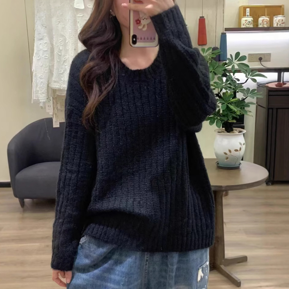 Chicfifth Sweater Women Winter Long Sleeve High Quality Autumn Vintage Top Knitted Cardigan