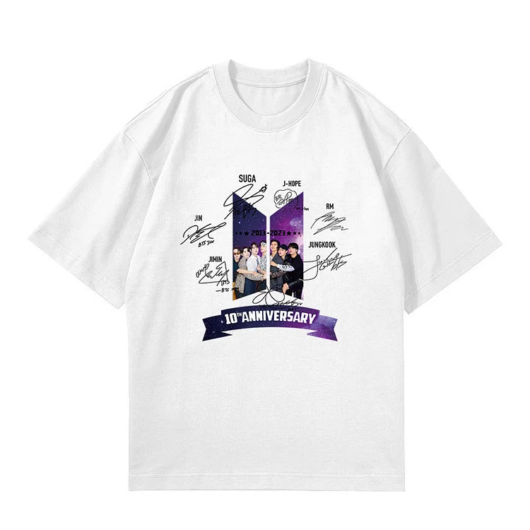 BTS Festa 10th Anniversary Feata Army Support T-shirt