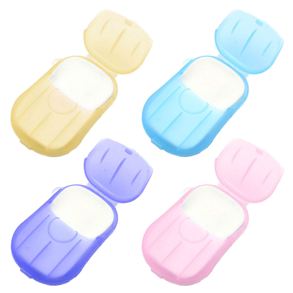 

20Pcs/Box Disposable Soap Papers Portable Travel Hand Washing Scented Slice, 501 Original