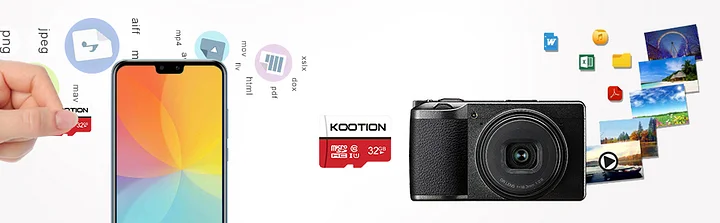 KOOTION Carte Micro SD 128 Go Carte Mémoire UHS-3 Vitesse jusqu'à 85 m/s,TF  Micro SDXC, T-Flash V30, U3,A1 pour Drone/Dash Cam/Camera/Phone/Nintendo- Switch/PC/Tablet : : Informatique