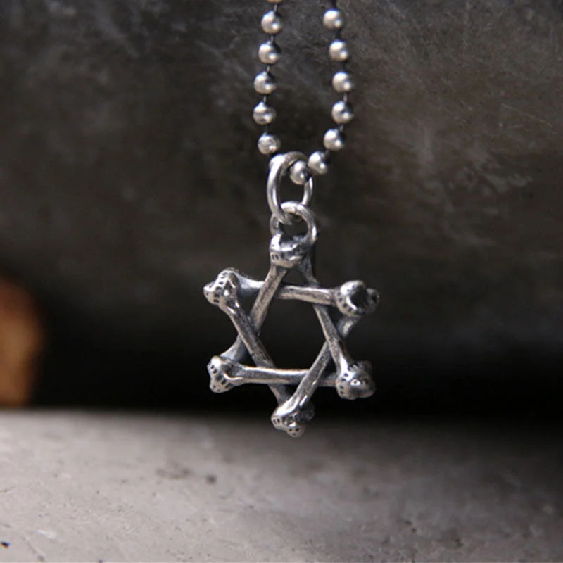 Star of David Hope Protection 925 Sterling Silver Necklace