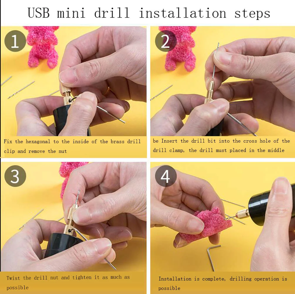 DIY Electric Drill Set