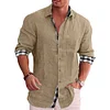 Casual Men's Cotton Linen Shirt