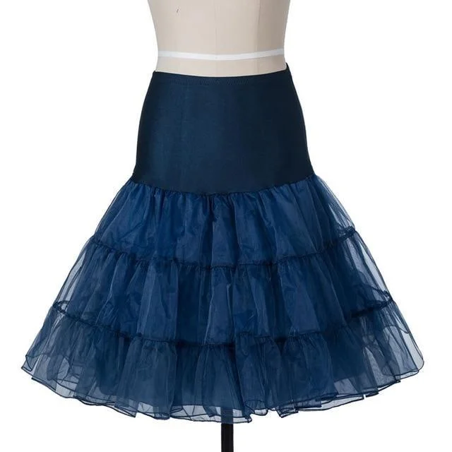 Tutu Skirt Swing Rockabilly Petticoat Underskirt For Wedding Bridal Vintage Dresses