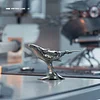 Humpback Whale Mini Sculpture,Collectible Metal Desk Ornament