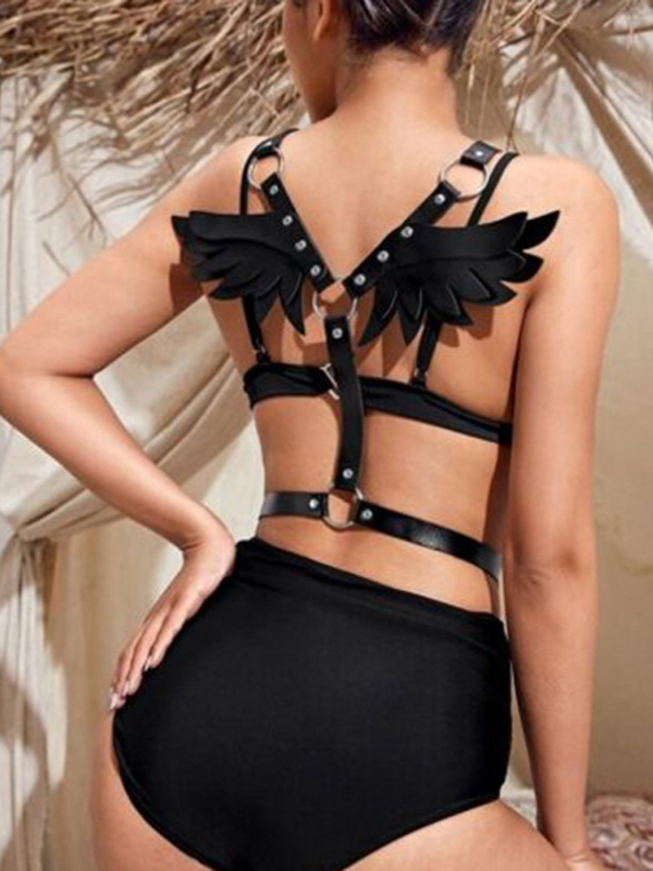 Sexy Girl Wings Strap Adjustable Buckle Harness