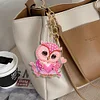 6Pcs DIY Diamond Painting Owl Keychain