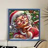 Grandma Santa-11CT Stamped Cross Stitch 40*40cm/15.75*15.75in