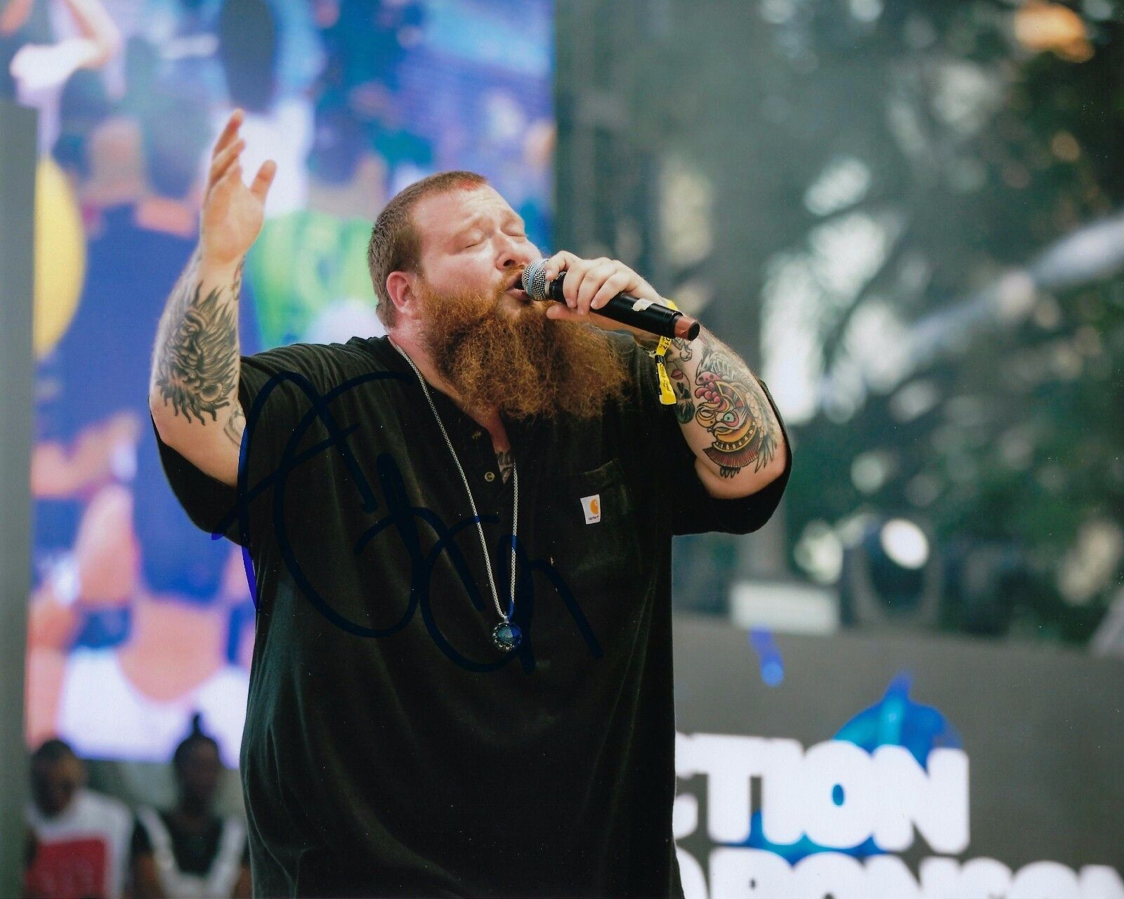 GFA Mr. Wonderful Rapper * ACTION BRONSON * Signed 8x10 Photo Poster painting PROOF AD5 COA