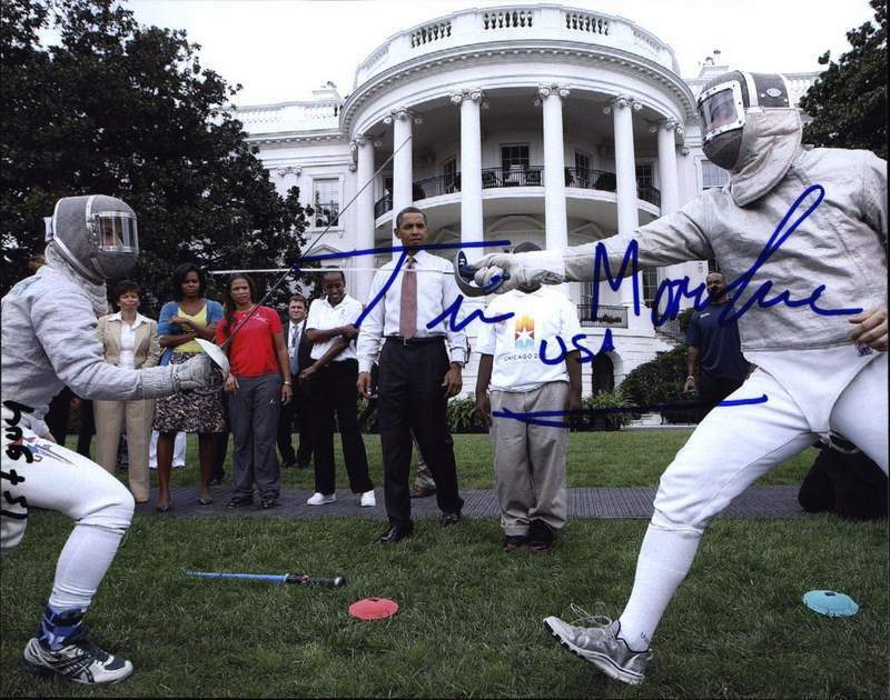 Tim Morehouse authentic signed olympics 8x10 Photo Poster painting W/Cert Autographed 05