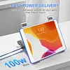 8-in-1 Laptop Stand, Height-Adjustable Aluminum Laptop Docking Station, Foldable Stand with 4K HD, 2 USB 3.0 Ports, 100W PD Charging Port