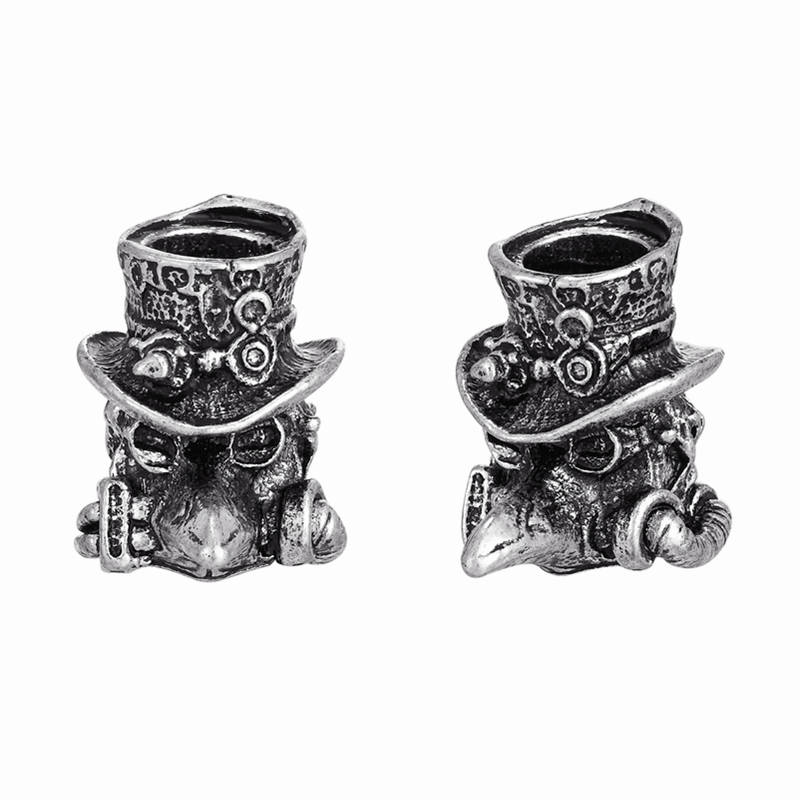 Plague Doctor Schnabel Keychains Men Bag Knife Beak Face Accessories Pendant Women Car Keyring Navy Paracord Survival Jewelry